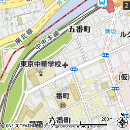 東京都千代田区五番町12-3周辺の地図