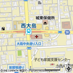 江東区総合区民センター周辺の地図