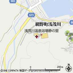 京丹後市　網野温泉プール周辺の地図