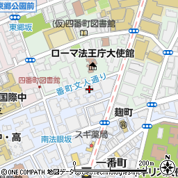 東京都千代田区一番町20-7周辺の地図