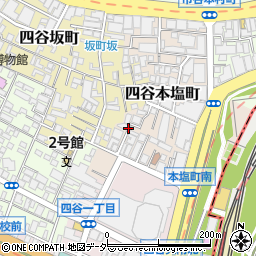 東京都新宿区四谷本塩町2周辺の地図