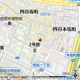 東京都新宿区四谷坂町2-21周辺の地図