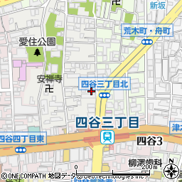 東京都新宿区愛住町6周辺の地図