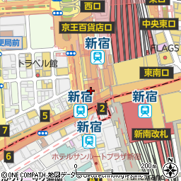 大かまど飯　寅福 ルミネ新宿店周辺の地図