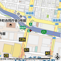神田橋出口（内回り）周辺の地図