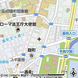 東京都千代田区三番町5-18周辺の地図