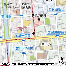 パラカ江東橋第７駐車場周辺の地図