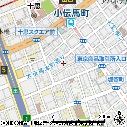 東京都中央区日本橋大伝馬町1周辺の地図