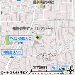 東京都中野区弥生町3丁目34-18周辺の地図