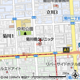 東京都墨田区菊川2丁目11周辺の地図