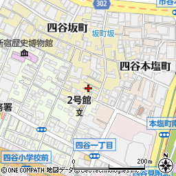 東京都新宿区四谷坂町2-22周辺の地図