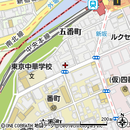 東京都千代田区五番町12-5周辺の地図
