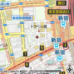 温野菜 新宿西口店周辺の地図
