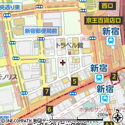 隠居亭 新宿西口本店周辺の地図