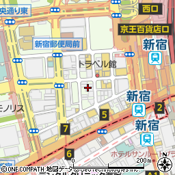 北海道シントク町 塚田農場 新宿西口店周辺の地図