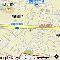 東日本三菱自動車販売（株）小金井店周辺の地図