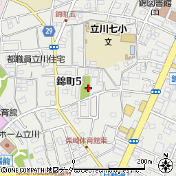 東京都立川市錦町5丁目9周辺の地図