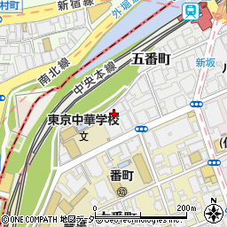 東京都千代田区五番町12-12周辺の地図