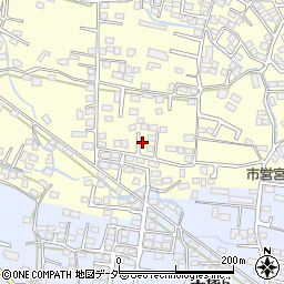 山梨県甲府市山宮町1314周辺の地図