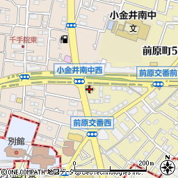 ガスト小金井前原店周辺の地図