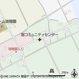 宿コミュニティセンター周辺の地図