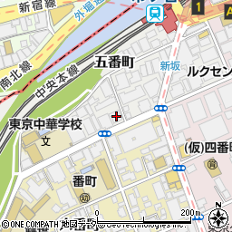 東京都千代田区五番町12-6周辺の地図