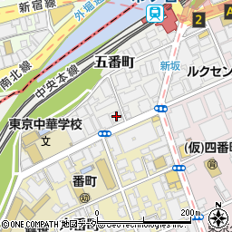 東京都千代田区五番町12-6周辺の地図