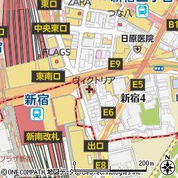 萬和苑 新宿店周辺の地図
