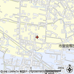 山梨県甲府市山宮町1331周辺の地図