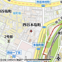 東京都新宿区四谷本塩町4-22周辺の地図
