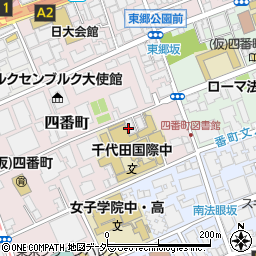 東京都千代田区四番町3周辺の地図
