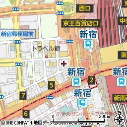 マクドナルド新宿西口店周辺の地図