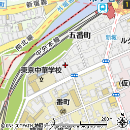東京都千代田区五番町12-13周辺の地図