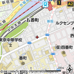 東京都千代田区五番町10-7周辺の地図