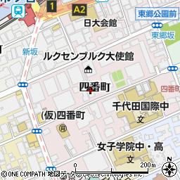 東京都千代田区四番町4-2周辺の地図