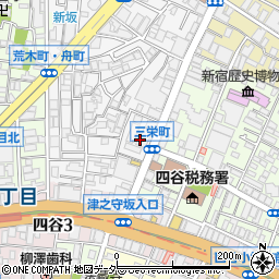 東京都新宿区荒木町5周辺の地図