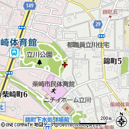東京都立川市錦町5丁目11周辺の地図