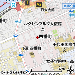 東京都千代田区四番町4-4周辺の地図