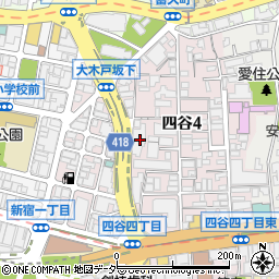 日本生命新宿御苑前ビル周辺の地図