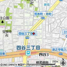 東京都新宿区舟町6周辺の地図