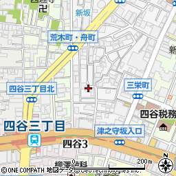 東京都新宿区荒木町7周辺の地図