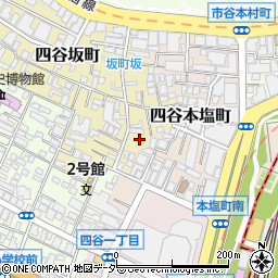 東京都新宿区四谷坂町1-13周辺の地図