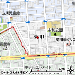 〒130-0024 東京都墨田区菊川の地図