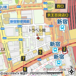 かのや 新宿西口店周辺の地図