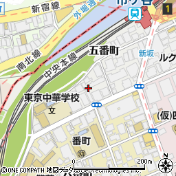 東京都千代田区五番町12周辺の地図