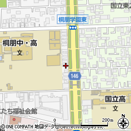東京都国立市中3丁目1-15周辺の地図