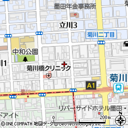 東京都墨田区菊川2丁目12周辺の地図