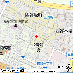 東京都新宿区四谷坂町2-45周辺の地図