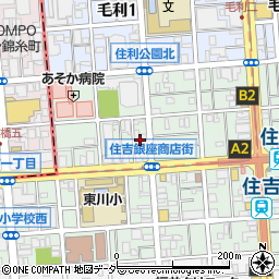 ぱぱす薬局　住吉店周辺の地図