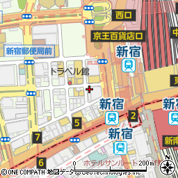 TCB東京中央美容外科　新宿西口院周辺の地図